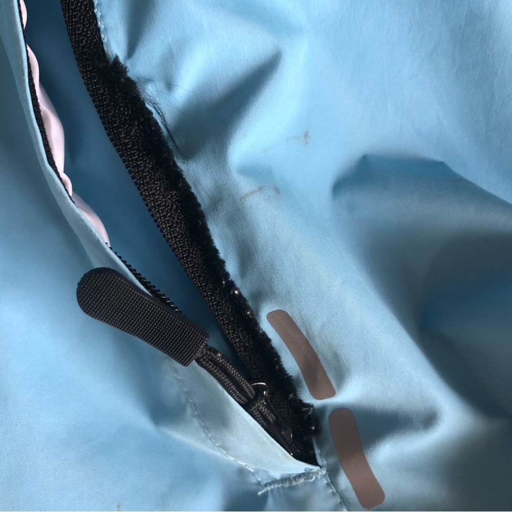Vibrant bleu Rain Coat - Picture 4 of 5